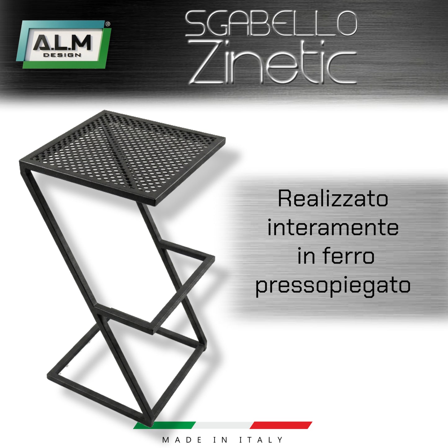Sgabello Zinetic