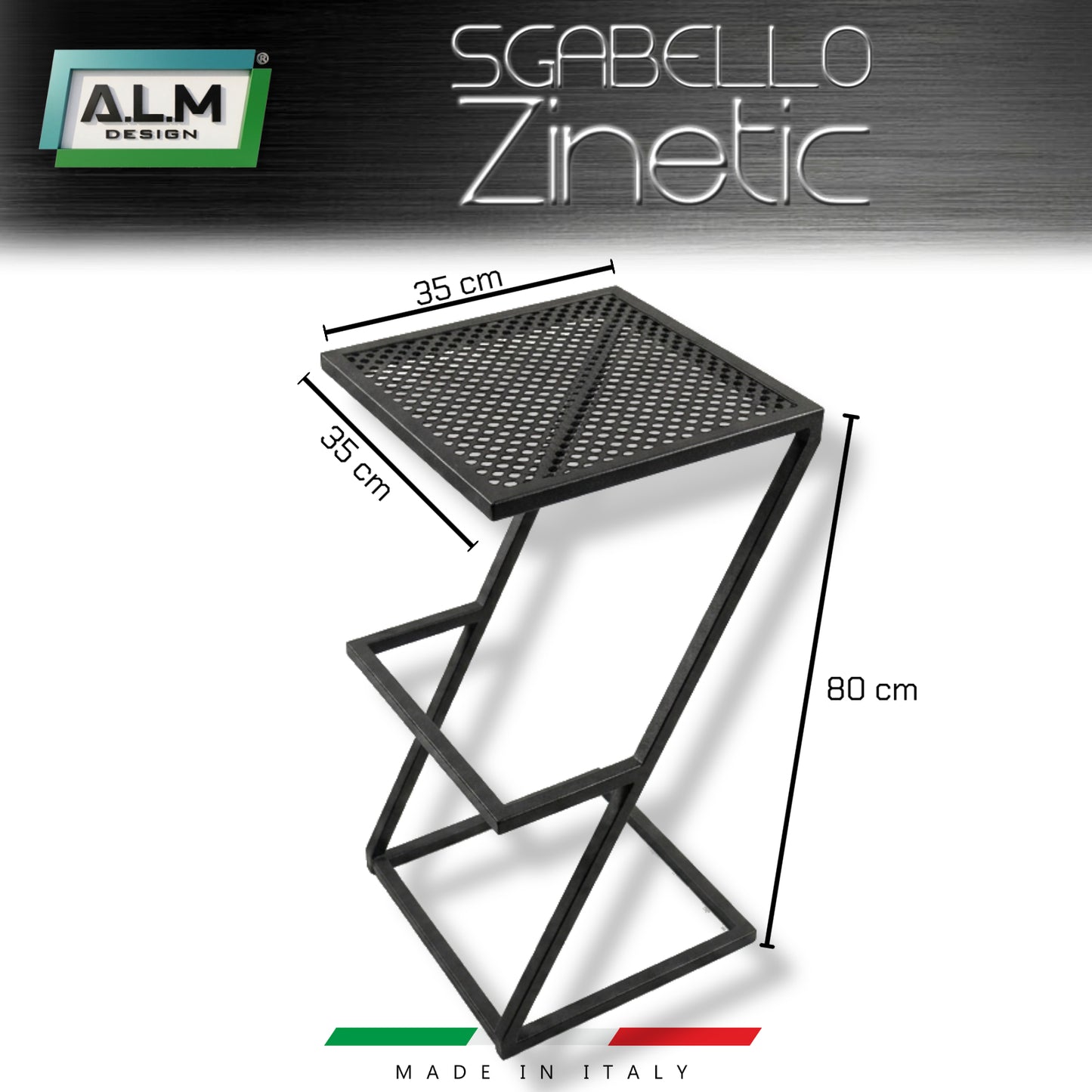 Sgabello Zinetic