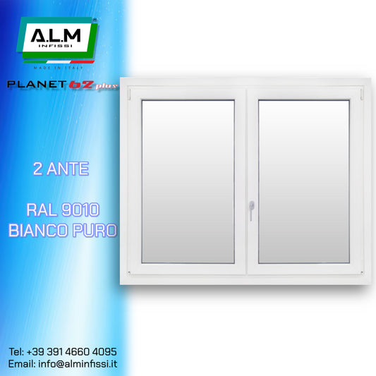 Infisso 2 Ante Ral 9010 ( Bianco puro ) TT62 Plus