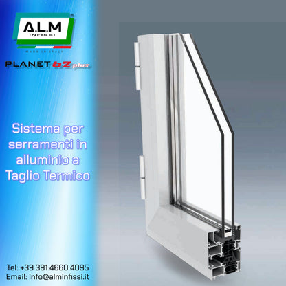 Infisso 2 Ante Ral 9010 ( Bianco puro ) TT62 Plus