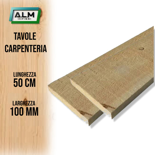 Listelli abete grezzo