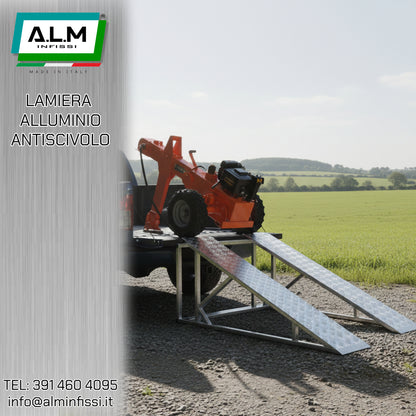 Lamiera Antiscivolo Striata in Alluminio