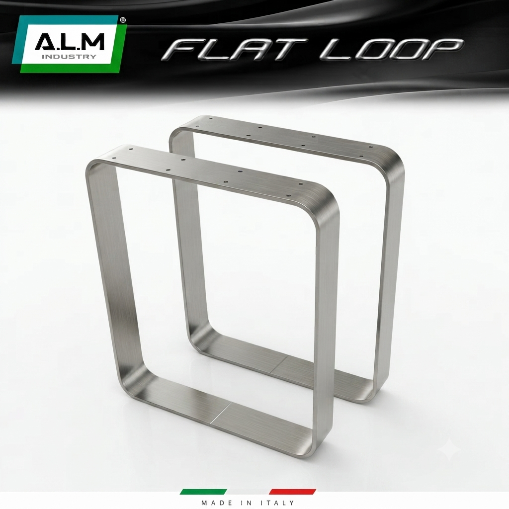 Gambe per tavolo FLAT LOOP Inox