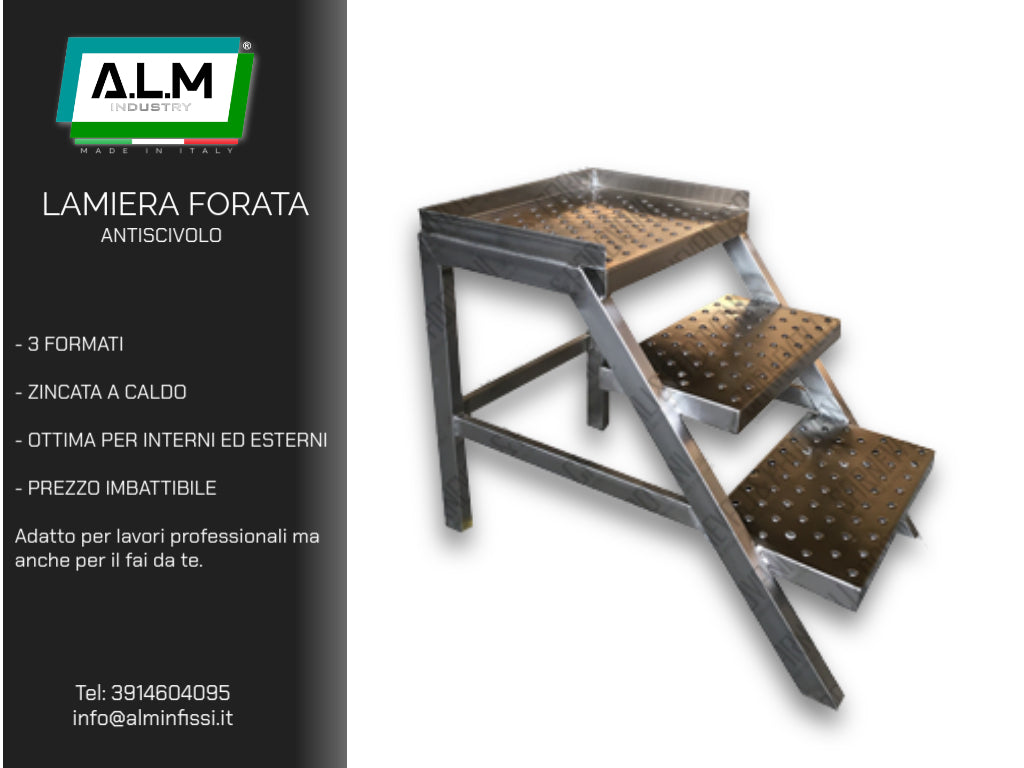 LAMIERA FORATA ANTISCIVOLO
