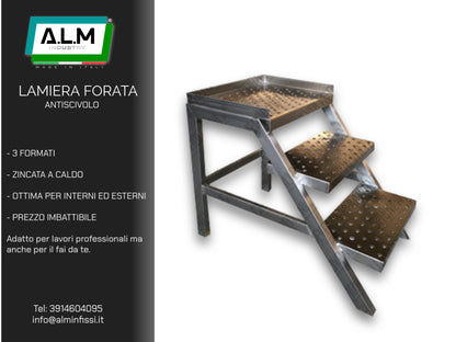 LAMIERA FORATA ANTISCIVOLO