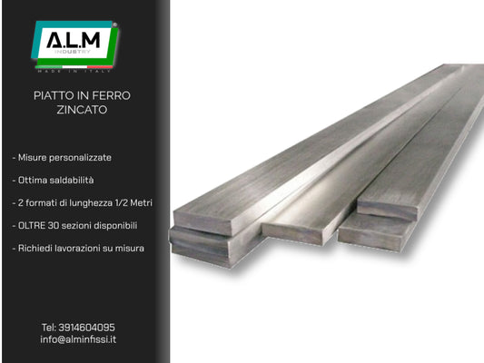 Piatto in Ferro ZINCATO