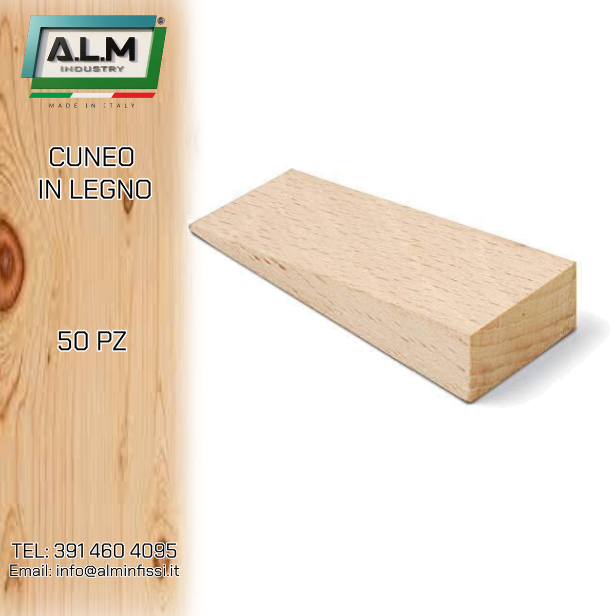 Cuneo in legno