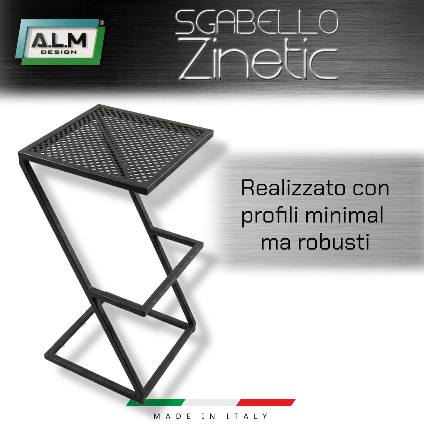 Sgabello Zinetic