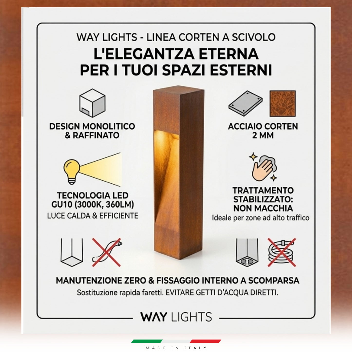Way Lights - Cor-TEN