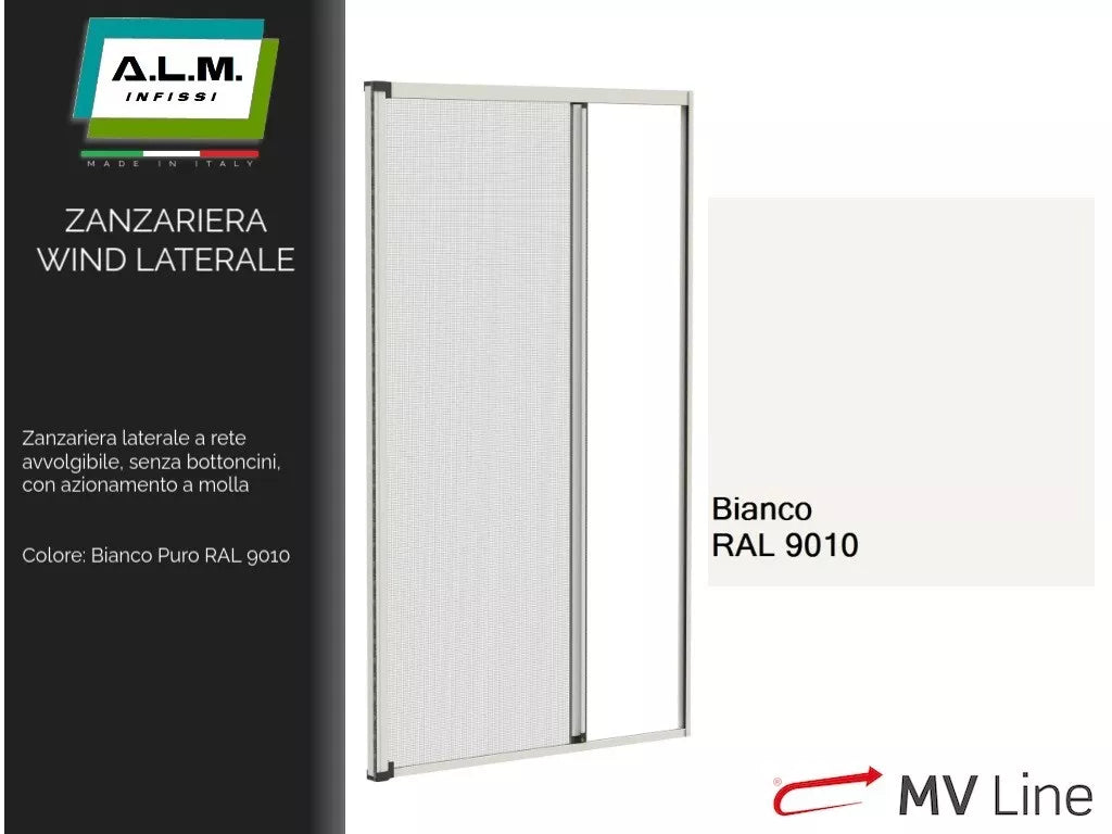 ZANZARIERA WIND Laterale ( PORTA )