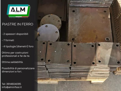 PIASTRE IN FERRO