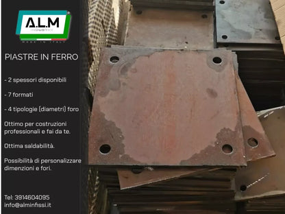PIASTRE IN FERRO
