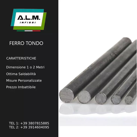 TONDO IN FERRO PIENO